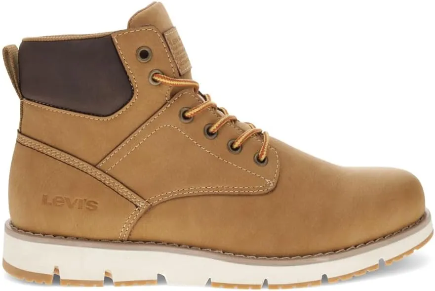 Levi's Mens Charles SH Vegan Leather Lace Up Rugged Casual Boot
