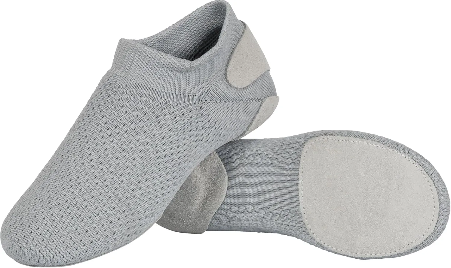 Linodes Unisex 019 Nylon Upper Leather Sole Slip-on Jazz Shoe for Women and Men's Dance Shoes