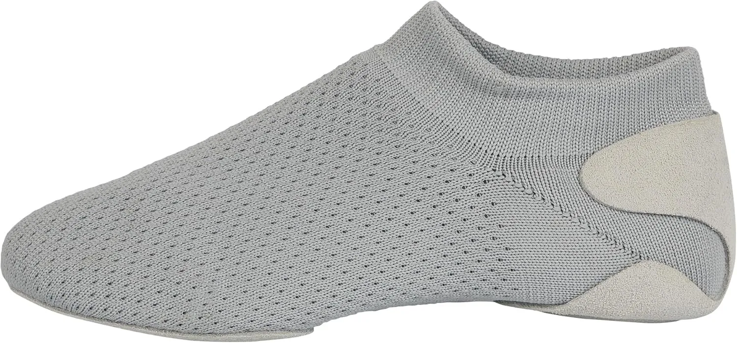Linodes Unisex 019 Nylon Upper Leather Sole Slip-on Jazz Shoe for Women and Men's Dance Shoes