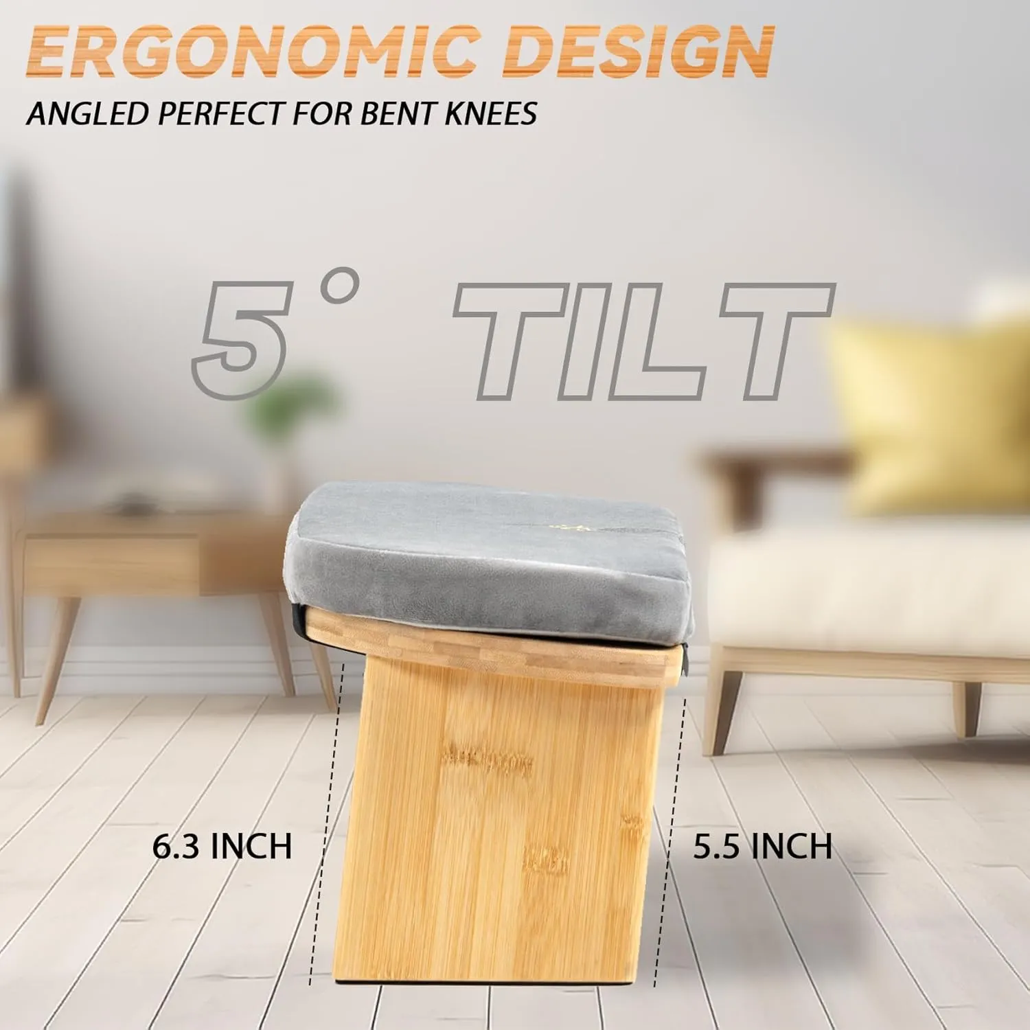 Meditation Bench, Bamboo Meditation Stool, Folding Kneeling Meditation Bench, Seiza Prayer Bench, Prayer Bench with Meditation Cushion, Kneeling Stool