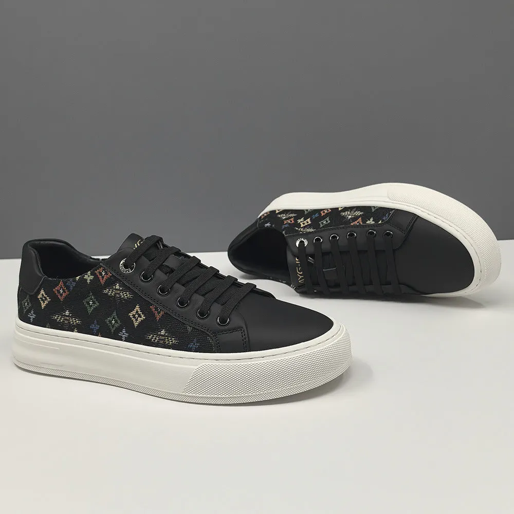 Men Fashion Breathable Canvas Flat Casual Shoes