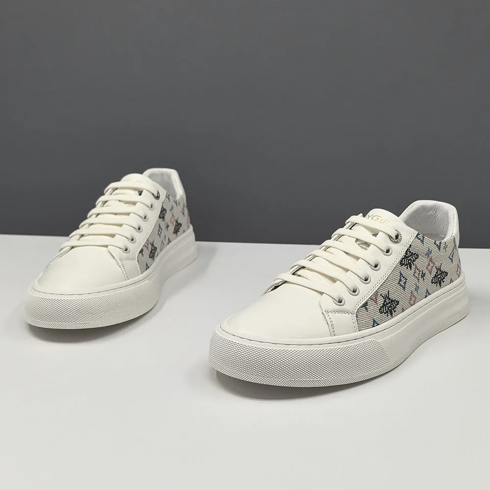 Men Fashion Breathable Canvas Flat Casual Shoes