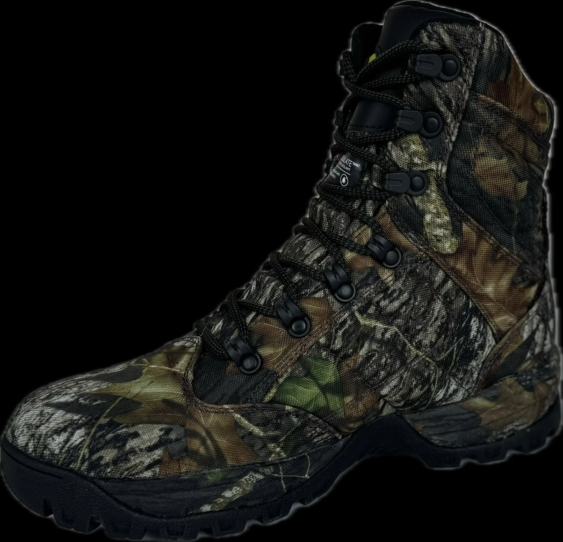 Men's 8-inch Leather Mossy Oak® Camo Waterproof Boot 159