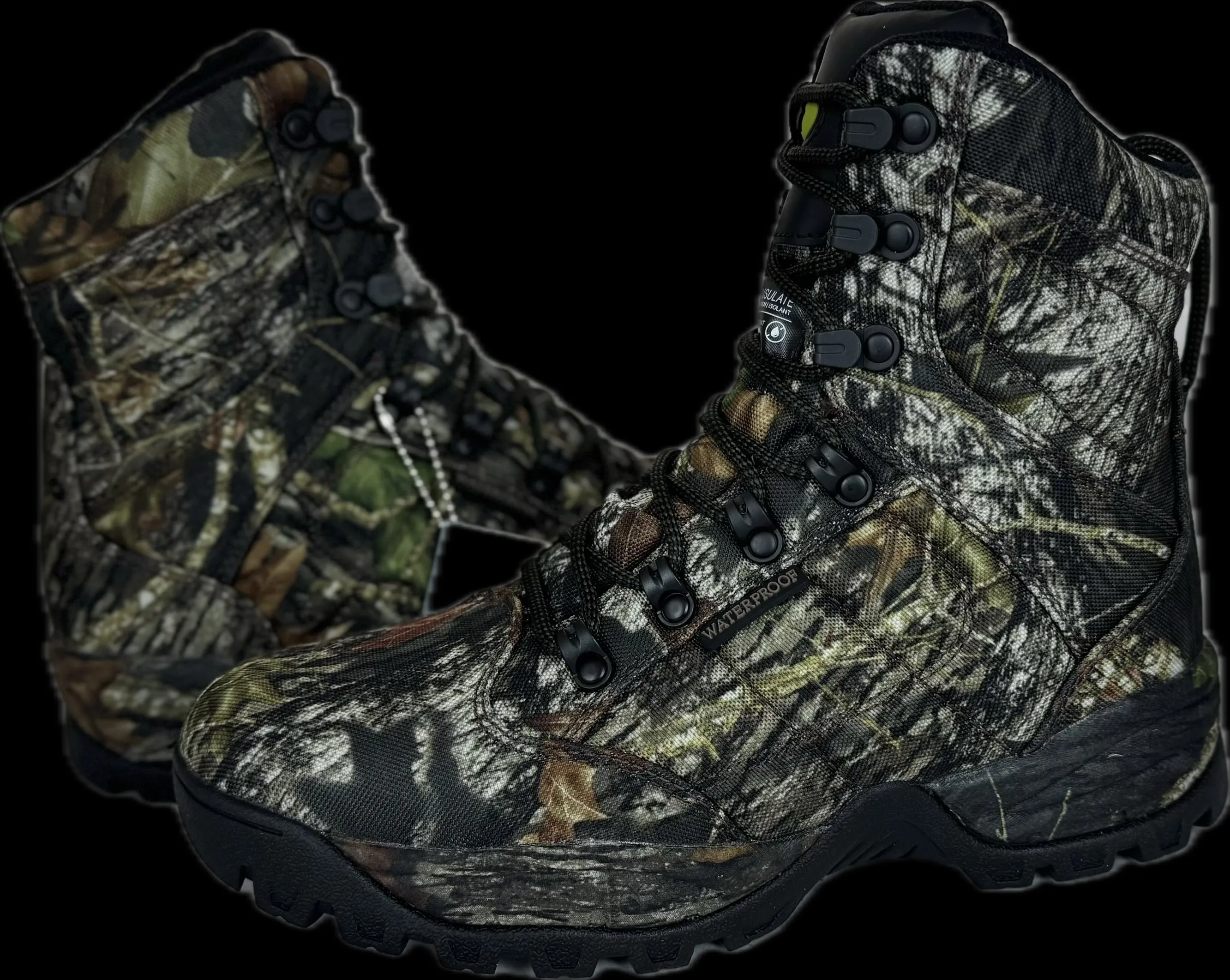 Men's 8-inch Leather Mossy Oak® Camo Waterproof Boot 159