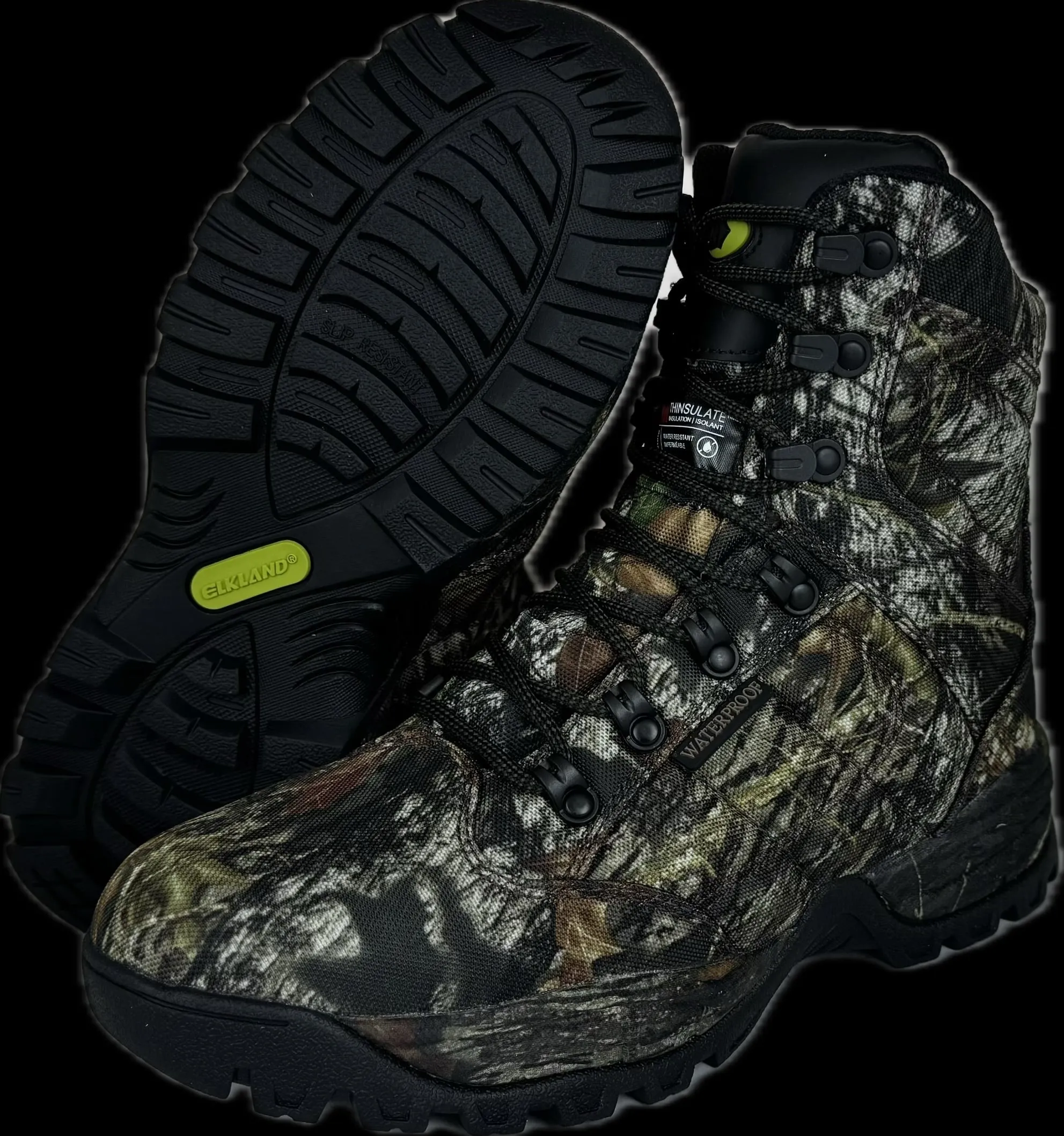 Men's 8-inch Leather Mossy Oak® Camo Waterproof Boot 159