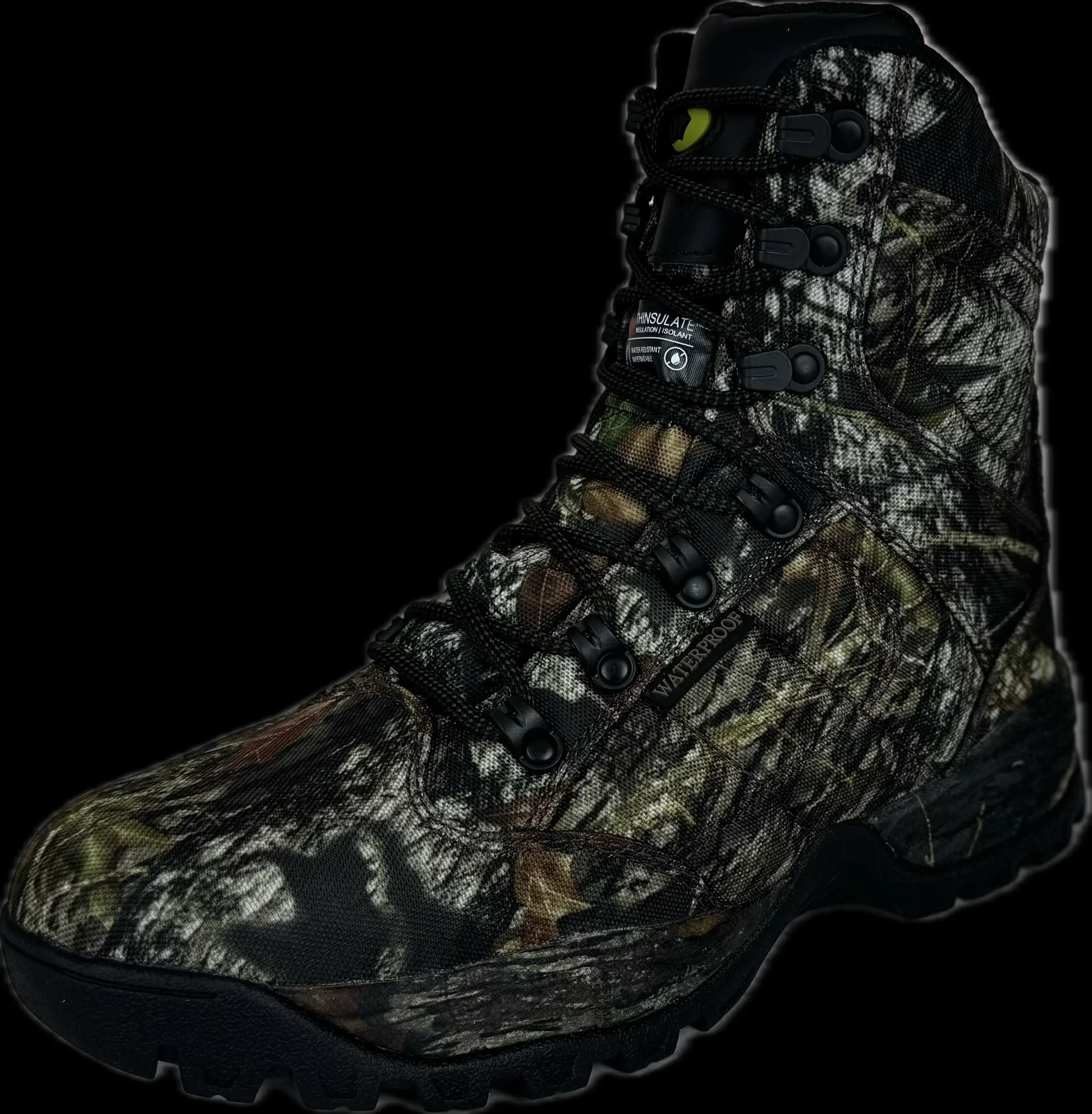 Men's 8-inch Leather Mossy Oak® Camo Waterproof Boot 159
