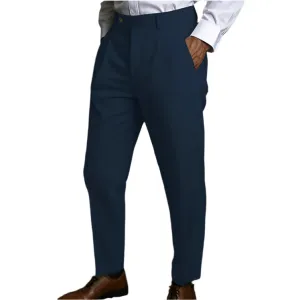 Men's Linen Pocket Flat Comfortable Breathable Trousers