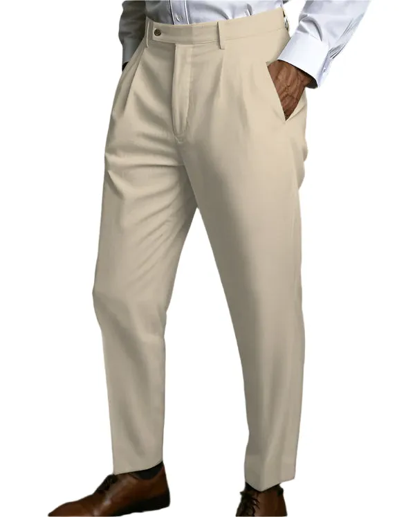 Men's Linen Pocket Flat Comfortable Breathable Trousers