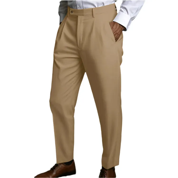 Men's Linen Pocket Flat Comfortable Breathable Trousers