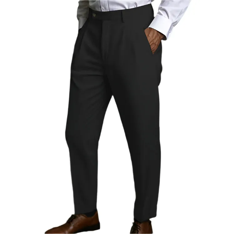 Men's Linen Pocket Flat Comfortable Breathable Trousers