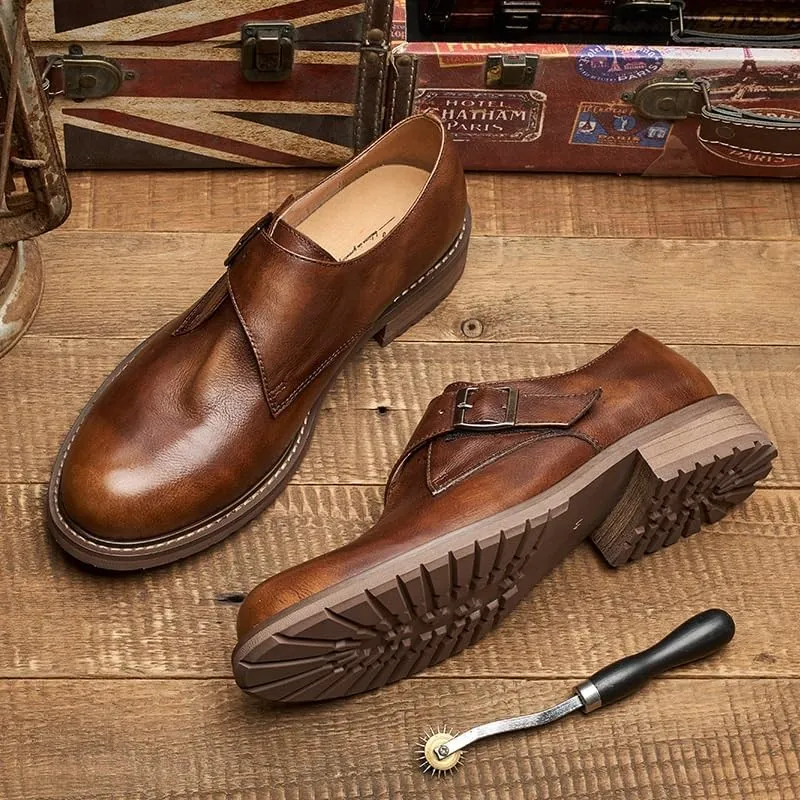 Men's Loafers Mens Genuine Leather Dress Shoes Flat Boat Shoes Casual Summer Breathable Soft Sole Loafers
