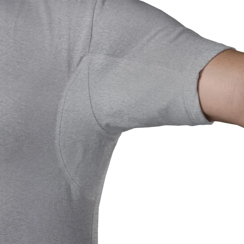 Men's Sweatproof Undershirt | Cotton V Neck | Original Fit | with Sweat Pads