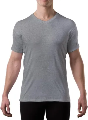 Men's Sweatproof Undershirt | Cotton V Neck | Original Fit | with Sweat Pads