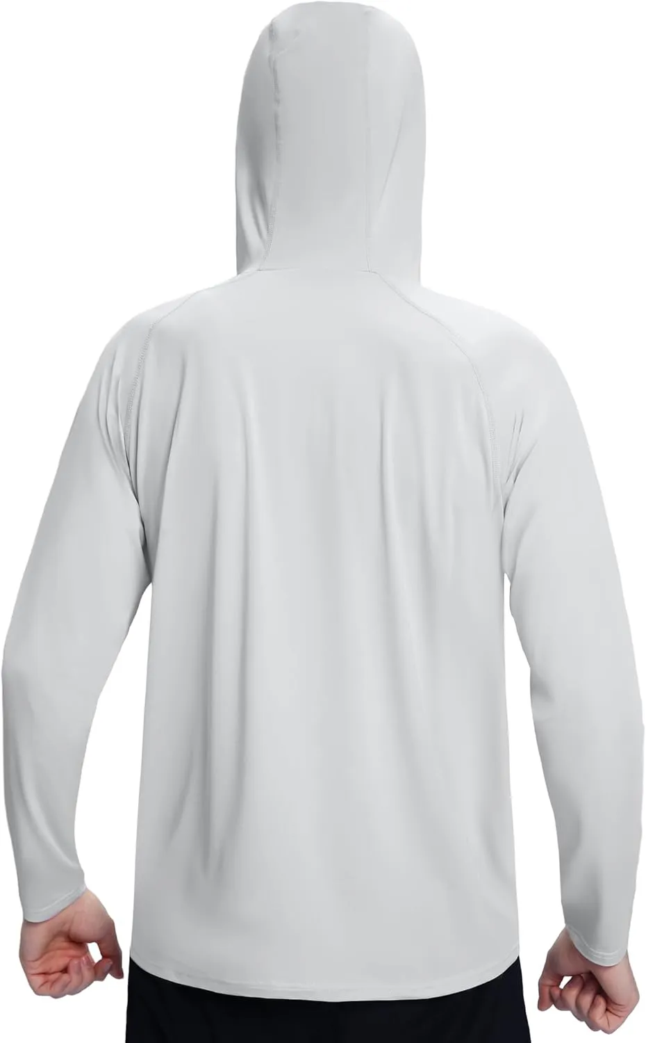 Men's UPF 50  Sun Protection Hoodie Shirts UV SPF Long Sleeve Rash Guard Fishing Swim Shirts Quick Dry