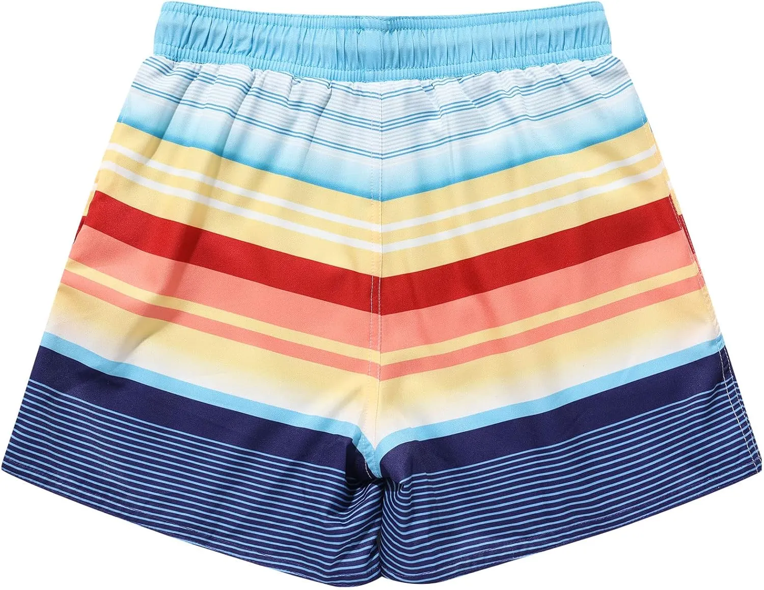 MERIABNY Boys Swim Trunks with Compression Liner Anti-Chafe Swimsuit for Ages 5-13