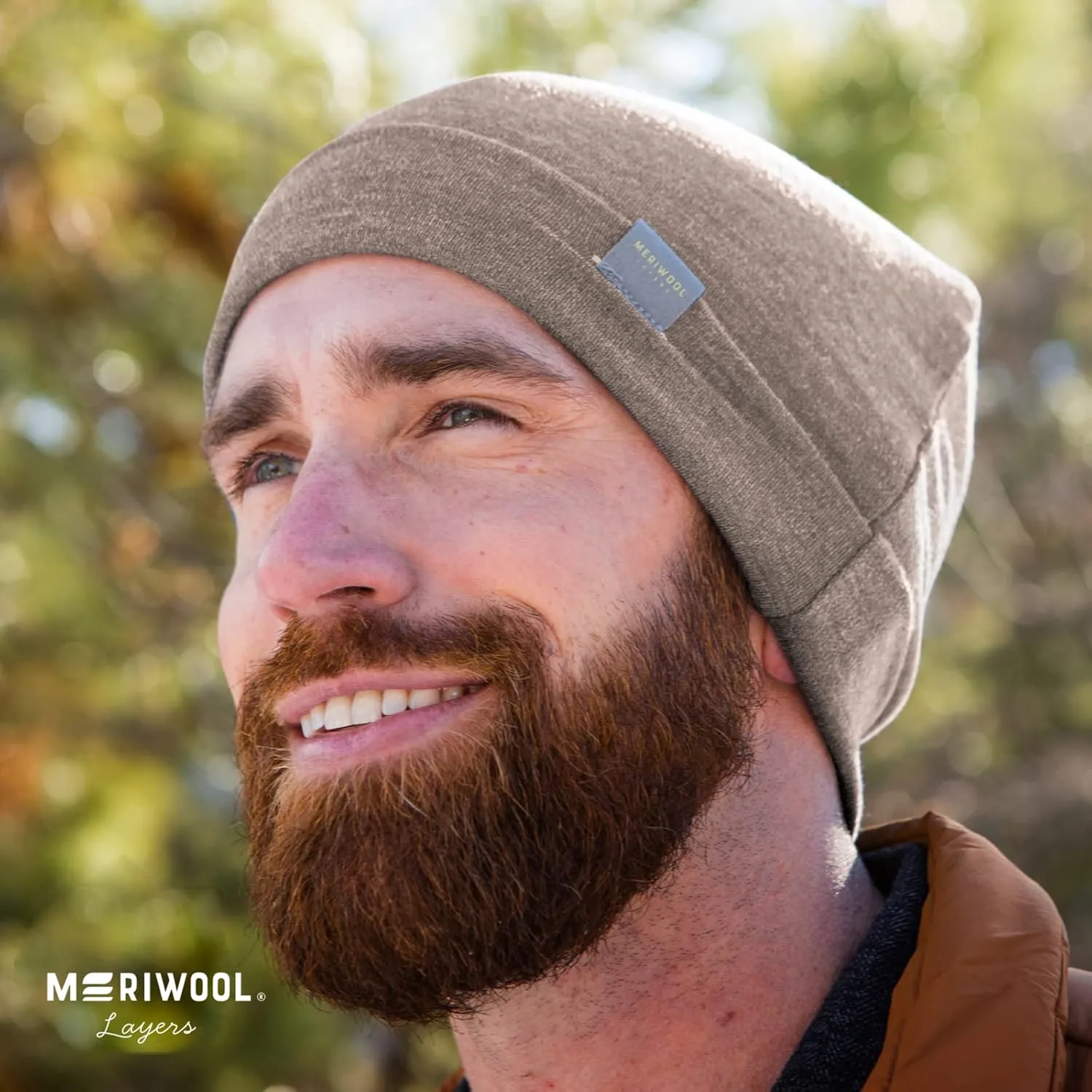 MERIWOOL Unisex Merino Wool Cuff Beanie Winter Hat for Men and Women