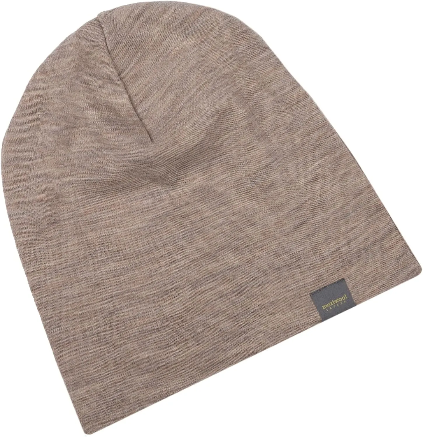 MERIWOOL Unisex Merino Wool Cuff Beanie Winter Hat for Men and Women