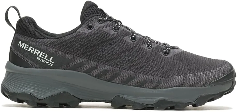 Merrell Men's Speed Eco WP-Charcoal/Tangerine Low-Top Sneakers