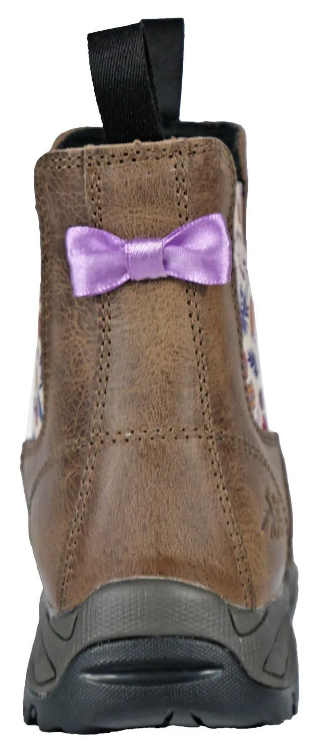 Moxie Trades Womens Angel Distressed Composite Toe Brown Leather Work Boots