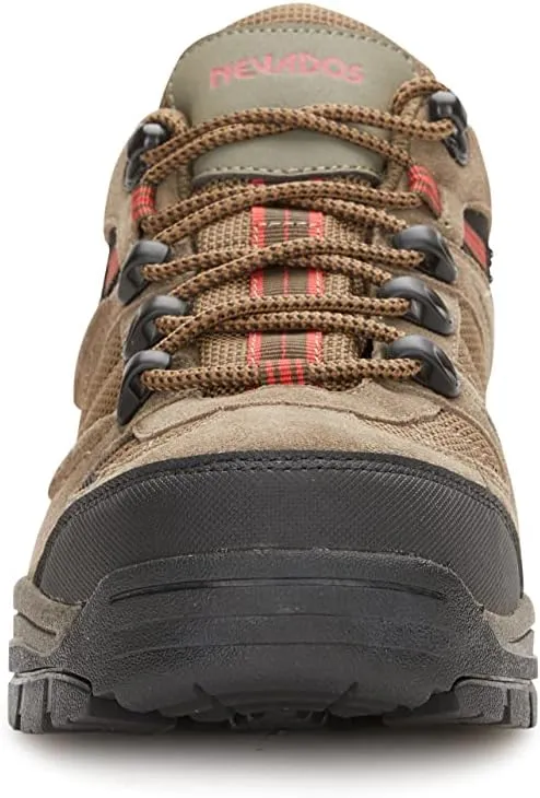 Nevados Men's Klondike Low Waterproof Hiking Shoe | Lightweight for Trail, Walking, Summer Outdoors | Comfortable w/Memory Foam | Rugged Carbon Rubber Sole