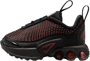 Nike Air Max Dn Baby/Toddler Shoes (FN4452-006, Black/Black/Bright Crimson/Black)