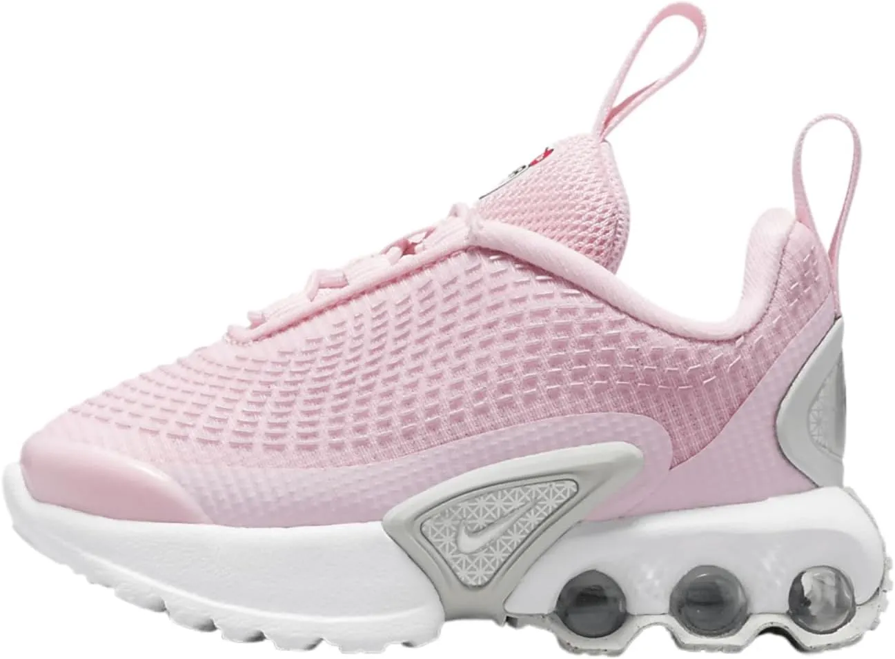 Nike Air Max Dn Baby/Toddler Shoes (FN4452-601, Shown: Pink Foam/Pale Pink/White/Metallic Silver) Size 6