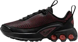 Nike Air Max Dn Little Kids' Shoes (FN4453-006, Black/Black/Bright Crimson/Black)
