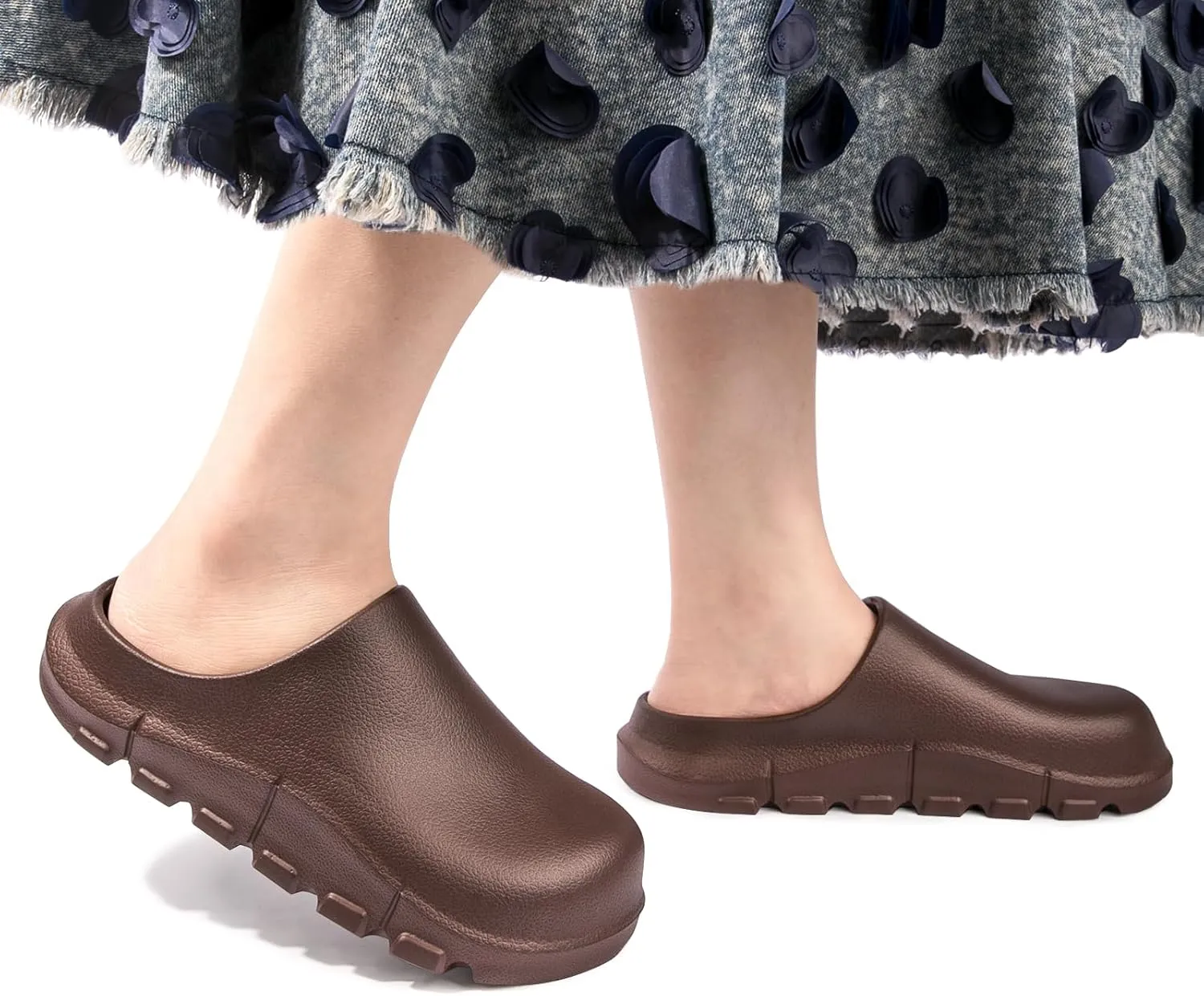NITTI Women's Arch Support EVA Garden Shoes for Women - Comfort Waterproof Slip-on Outdoor Beach Mules Sandal Ladies Classic Closed Toe Clogs