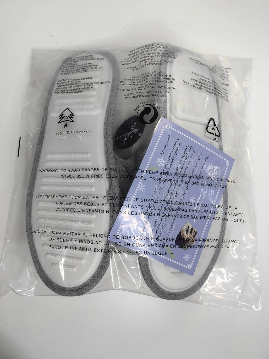 ofoot Mens Cotton Open Toe House Flat Slippers,Male Breathable Summer Indoor Slides, Memory Foam Anti Slip Sole