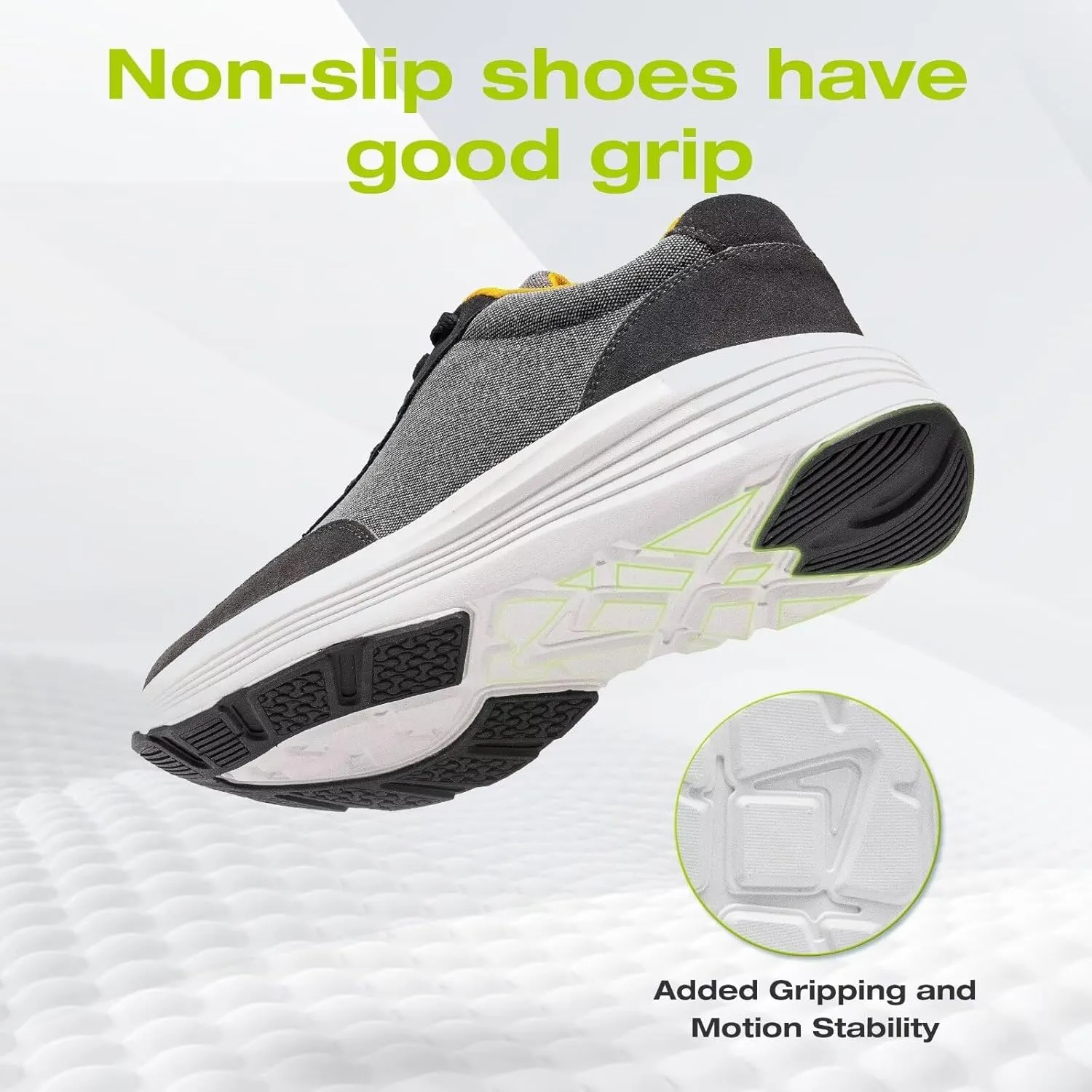 OrthoComfoot Men's Orthopedic Fashion Sneakers: Comfortable Casual Arch Support Walking Shoes for Plantar Fasciitis and Flat Feet, Orthotic Tennis Work Shoes for Foot and Heel Pain