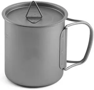 Outdoor camping pure titanium portable water cup camping ultra-light folding cup(300ml)