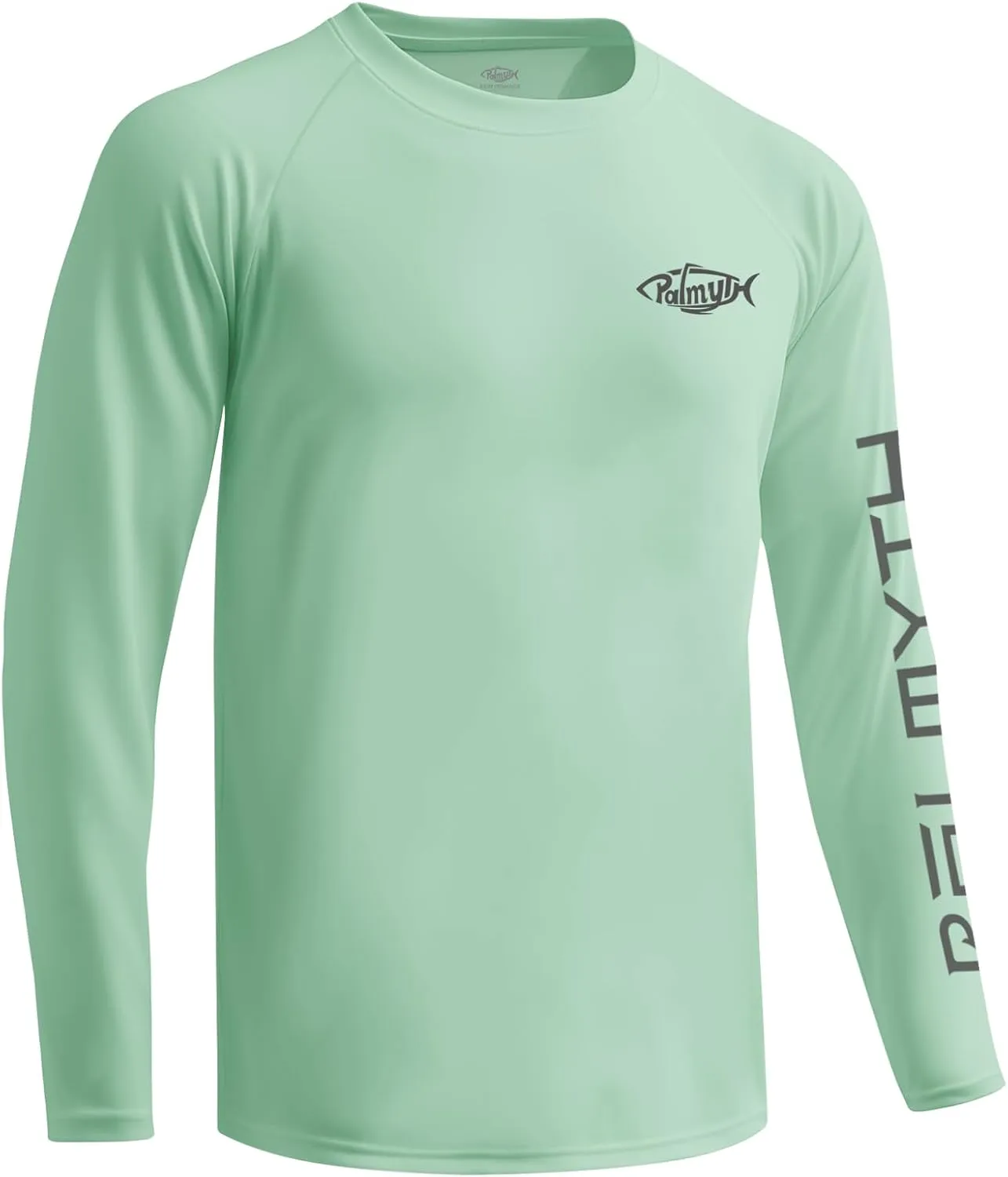 Palmyth Fishing Shirts for Men Long Sleeve UPF 50  T Shirt Sun Protection Tee UV T-Shirts