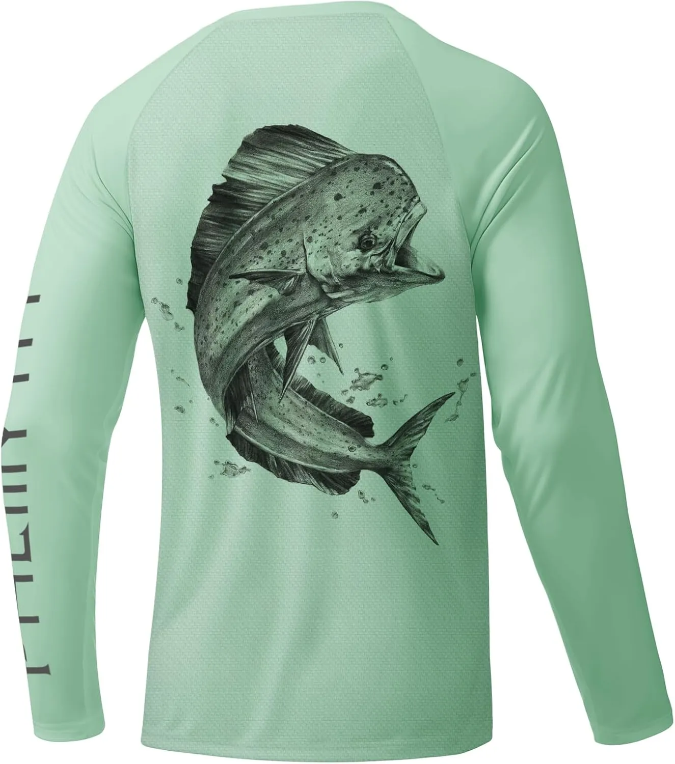 Palmyth Fishing Shirts for Men Long Sleeve UPF 50  T Shirt Sun Protection Tee UV T-Shirts