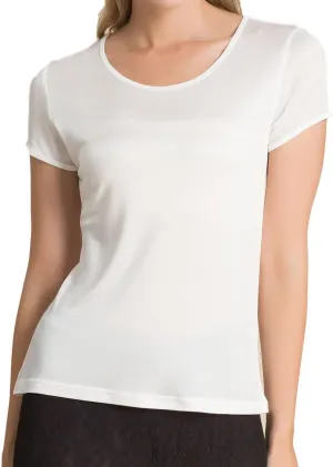 Paradise Silk Pure Silk Knitted Women's Round Neck Short Sleeve Tee