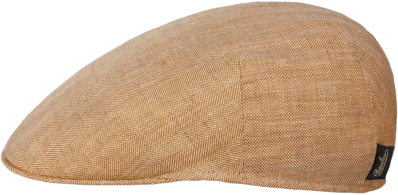 Parigi Flat Cap Peaked Cap Men's Flat Cap – Made in Italy with Peak, Lining, Spring Summer Lining
