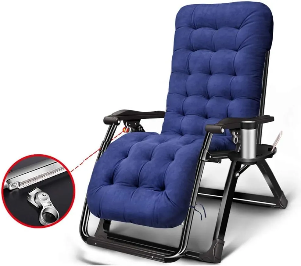 Patio Lounge Chairs Lounge Chair,Balcony Recliner Lunch Break Folding Chair Siesta Chair Beach Leisure Home Cool Chair Lazy Leisure Chair 180x65x46cm Durable