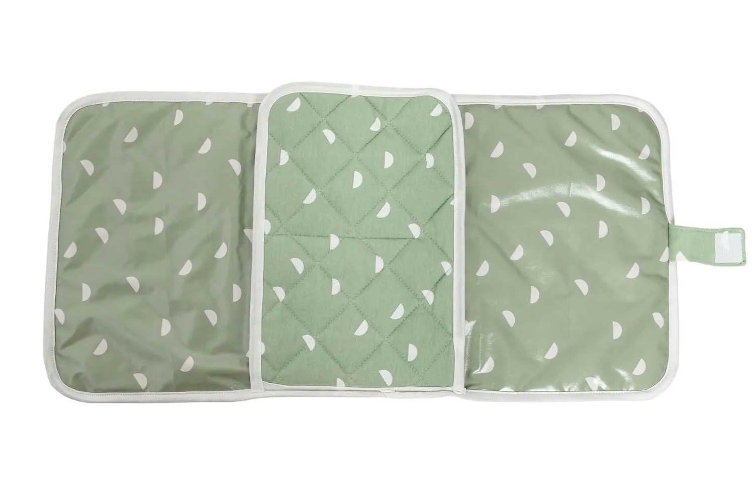Pearhead Baby Travel Changing Pad, Wipeable and Portable Diaper Changing Mat, Newborn and Infant Changing Pad, Diaper Bag Essential, Sage Green