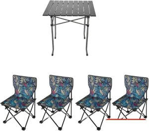 Portable Picnic Table, Folding Roll Up Camping Travel Table, Balcony Table