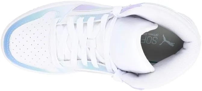 PUMA Kids' Rebound Layup Synthetic Leather Hook and Loop