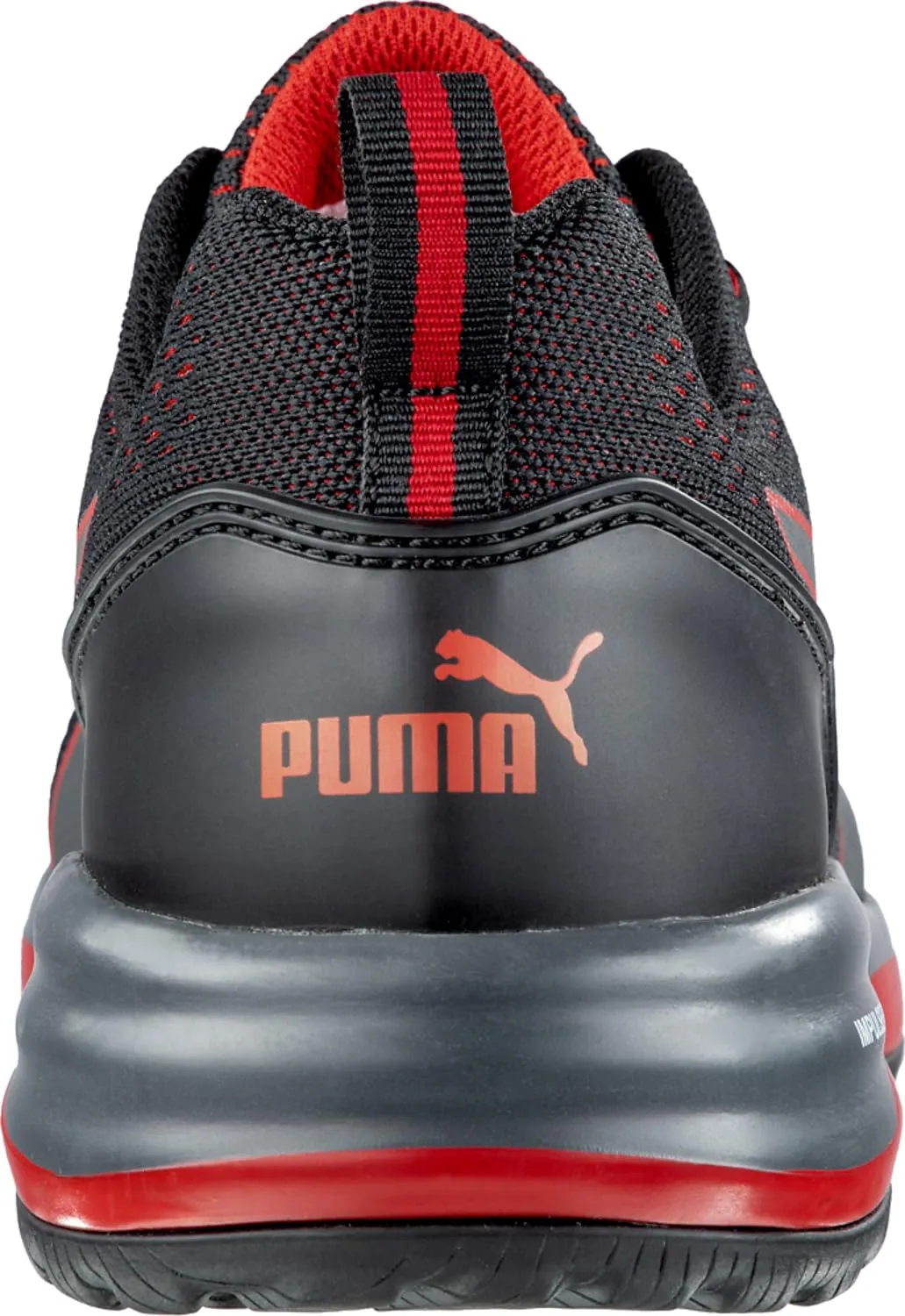 PUMA Men's Speek Blk Sneaker, Black-red, 11.5