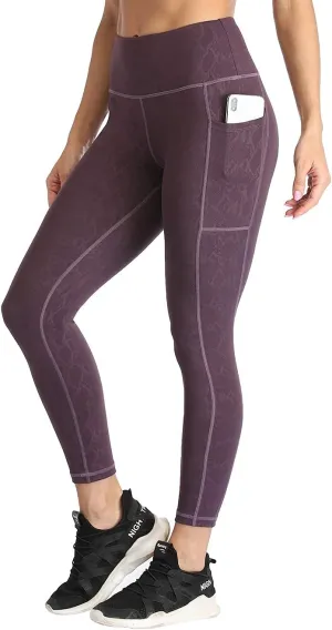RAYPOSE Womens Workout Capri Leggings for Women with Pockets Plus Size Basic Pants Yoga Gym Casual Summer