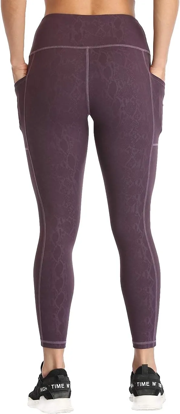 RAYPOSE Womens Workout Capri Leggings for Women with Pockets Plus Size Basic Pants Yoga Gym Casual Summer