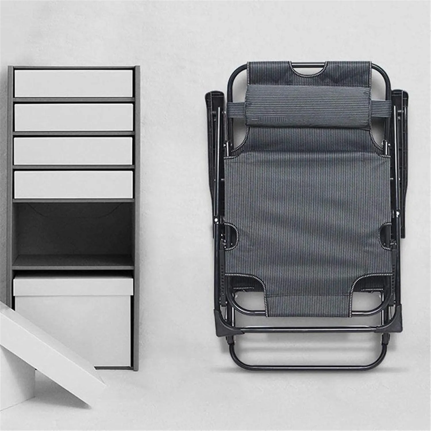 Recliner Camping Chairs Garden Loungers Folding Chair Sun Lounger, Deck Chairs, Folding Bed, Office Nap Chair, Camp Bed, Household Portable Chair -Suitable for Outdoor Patio Chairs