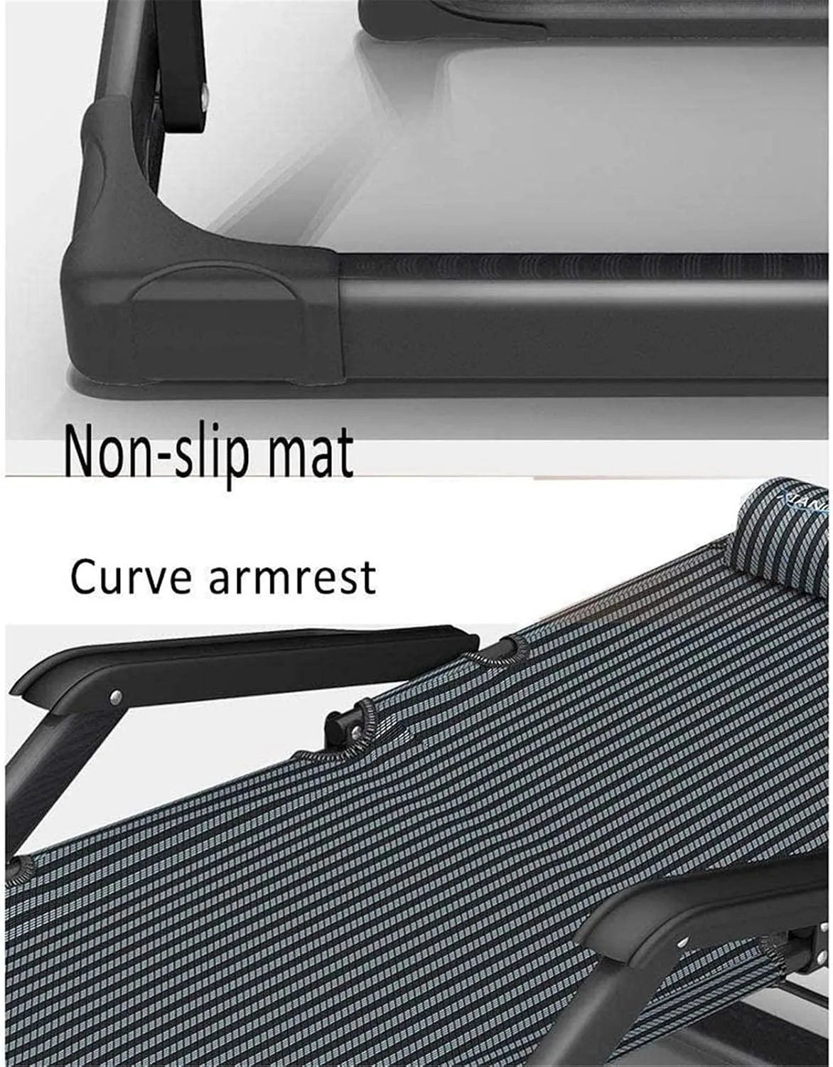 Recliner Camping Chairs Garden Loungers Folding Chair Sun Lounger, Deck Chairs, Folding Bed, Office Nap Chair, Camp Bed, Household Portable Chair -Suitable for Outdoor Patio Chairs