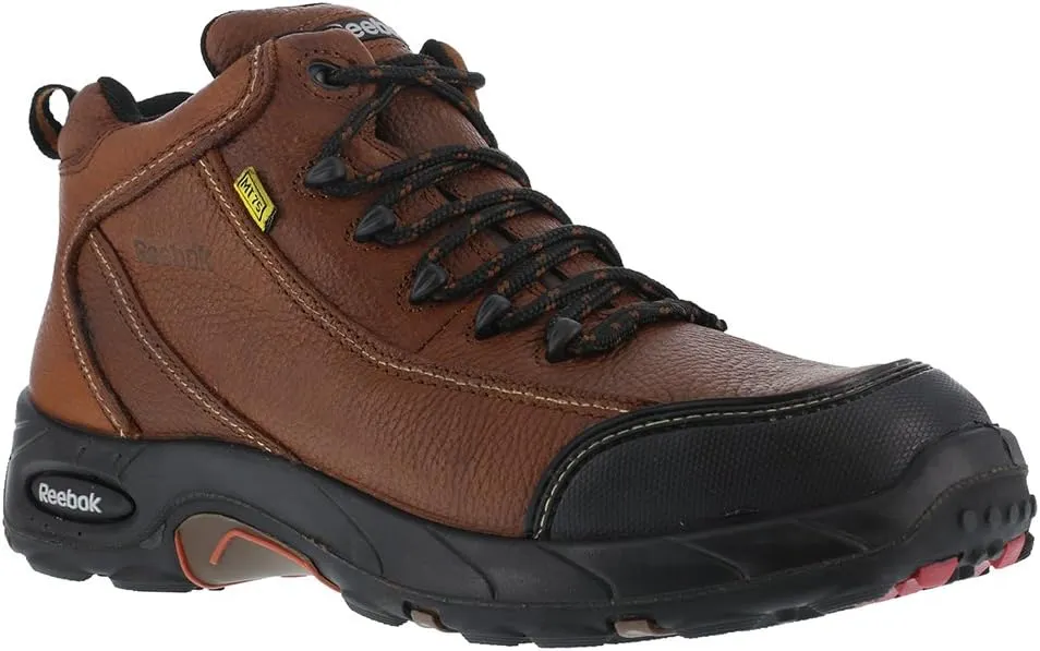 Reebok Men's Rb4333 Tiahawk Safety Composite Toe Sport Work Boot with Flex Internal Met Guard Brown Industrial & Construction