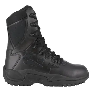 Reebok Work Men's Rb8874 Rapid Response Rb Composite Toe 8" Stealthtactical Boot with Side Zipper Black Military & Tactical, 8 W US