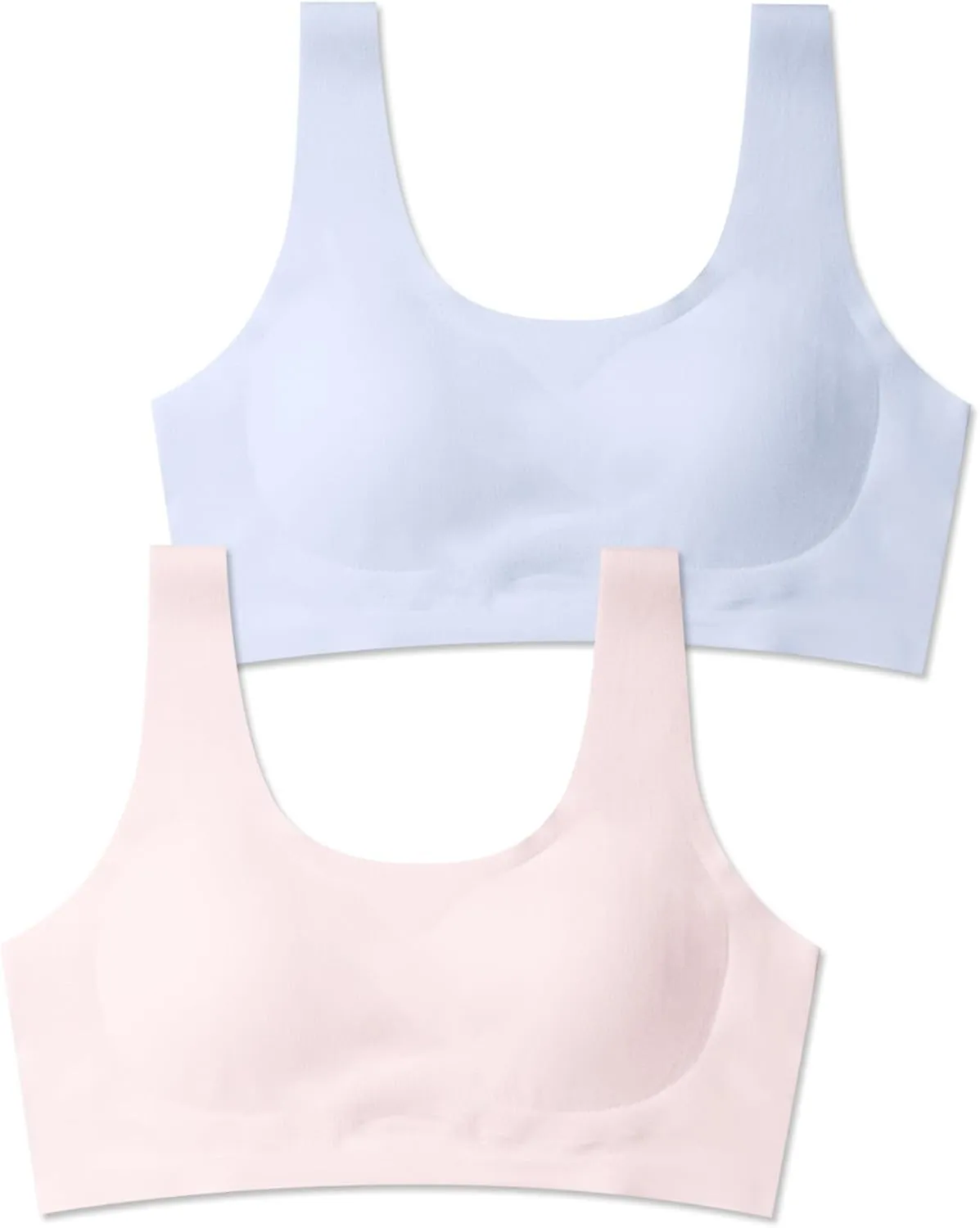 SALIA GIRL Training Bras for Girls 10-16 Sports Seamless Bra with Removable Padding Bras