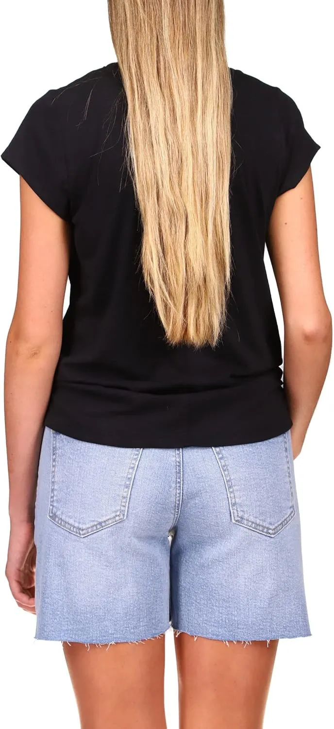 Sanctuary Womens Heathered Crewneck T-Shirt