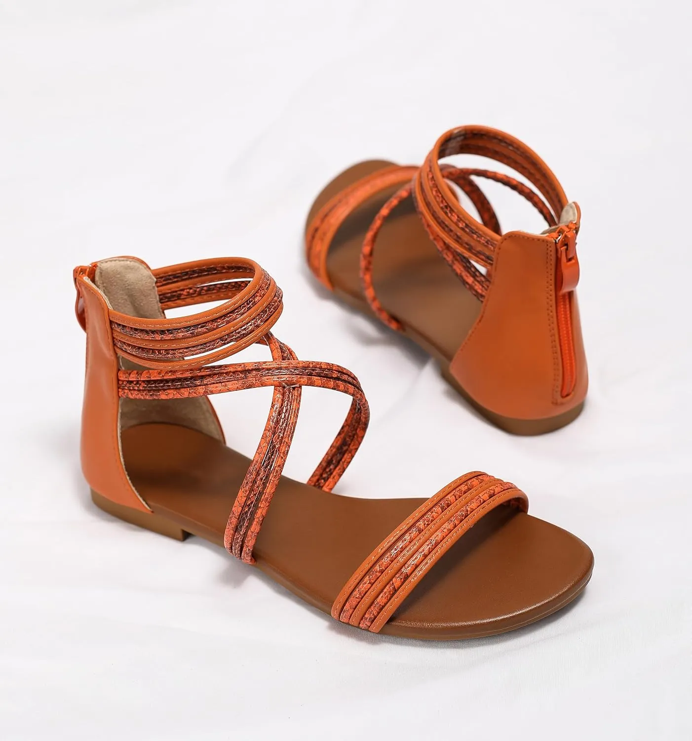 Sandals Women Dressy Summer Flat Strappy Cute Casual Beach shoes