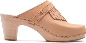 Sandgrens Handmade Swedish Wood Clogs for Women, High Rise Mule | Venice